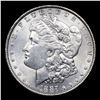 Image 2 : 1887-p Morgan Dollar $1 Grades Choice Unc