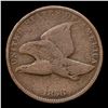 Image 2 : 1858 SL Flying Eagle Cent 1c Grades f+