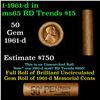 Image 1 : Shotgun Lincoln 1c roll, 1961-d 50 pcs Brandt Wrapper.
