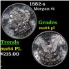 Image 1 : 1882-s Morgan Dollar $1 Grades Choice Unc PL