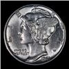 Image 2 : 1941-d Mercury Dime 10c Grades GEM++ FSB