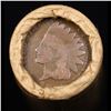 Image 2 : Mixed small cents 1c orig shotgun roll, 1919-s Wheat Cent, 1887 Indian Cent other end, Brinks Wrappe