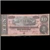 Image 2 : 1864 $10 Confederate Note, T-68 Grades vf+