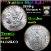 Image 1 : ***Auction Highlight*** 1899-p Morgan Dollar $1 Graded GEM Unc By USCG (fc)