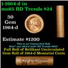 Image 1 : Shotgun Lincoln 1c roll, 1964-d 50 pcs Brandt Wrapper.