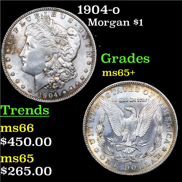 1904-o Morgan Dollar $1 Grades GEM+ Unc
