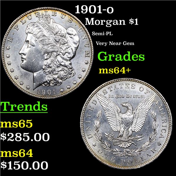 1901-o Morgan Dollar $1 Grades Choice+ Unc