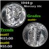 Image 1 : 1944-p Mercury Dime 10c Grades GEM++ Unc