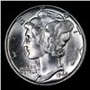 Image 2 : 1944-p Mercury Dime 10c Grades GEM++ Unc