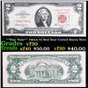Image 1 : **Star Note** 1963A $2 Red Seal United States Note Grades vf++
