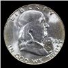 Image 2 : 1954-s Franklin Half Dollar 50c Grades Choice Unc FBL