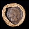 Image 3 : Mixed small cents 1c orig shotgun roll, 1919-s Wheat Cent, 1890 Indian Cent other end, Brinks Wrappe