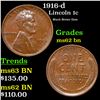 Image 1 : 1916-d Lincoln Cent 1c Grades Select Unc BN