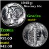 Image 1 : 1945-p Mercury Dime 10c Grades GEM+ Unc
