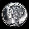 Image 2 : 1945-p Mercury Dime 10c Grades GEM+ Unc