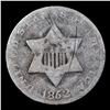 Image 2 : 1852 Three Cent Silver 3cs Grades vg details