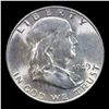 Image 2 : 1949-d Franklin Half Dollar 50c Grades Choice Unc+ FBL
