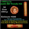 Image 1 : Shotgun Lincoln 1c roll, 1995-p 50 pcs Brandt Wrapper.