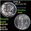 Image 1 : 1941-p Mercury Dime 10c Grades GEM Unc