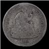 Image 2 : 1861-p Seated Liberty Half Dime 1/2 10c Grades vg, very good
