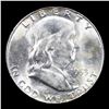 Image 2 : 1953-d Franklin Half Dollar 50c Grades Choice Unc FBL