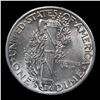 Image 3 : 1941-d Mercury Dime 10c Grades GEM+ FSB