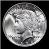 Image 2 : 1924-p Peace Dollar $1 Grades GEM+ Unc