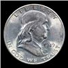 Image 2 : 1949-s Franklin Half Dollar 50c Grades GEM Unc