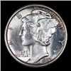 Image 2 : 1927-p Mercury Dime 10c Graded ms65+ fsb BY SEGS