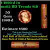 Image 1 : Shotgun Lincoln 1c roll, 1990-d 50 pcs Brandt Wrapper.