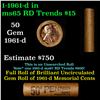 Image 1 : Shotgun Lincoln 1c roll, 1961-d 50 pcs Brandt Wrapper.