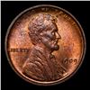 Image 2 : 1909 vdb Lincoln Cent 1c Grades GEM+ Unc RB