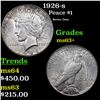 Image 1 : 1926-s Peace Dollar $1 Grades Select+ Unc