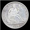 Image 2 : 1858-p Seated Half Dollar 50c Graded au55 By SEGS