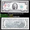Image 1 : 1976 $2 Federal Reserve Note 1st Day of Issue, with Stamp (New York, NY) Grades Gem CU