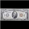 Image 2 : Series 1934A $10 Federal Reserve Note WWII Emergency Currency Hawaii Grades vf+