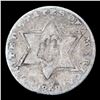 Image 2 : 1858 Three Cent Silver 3cs Grades f+