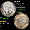 Image 1 : 1904-o Morgan Dollar $1 Grades GEM Unc