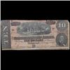 Image 2 : 1864 $10 Confederate Note, T-68 Grades vf+