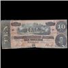 Image 2 : 1864 $10 Confederate Note, T-68 Grades f+