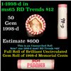 Image 1 : Shotgun Lincoln 1c roll, 1998-d 50 pcs Brandt Wrapper.