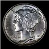 Image 2 : 1945-p Mercury Dime 10c Grades GEM++ Unc
