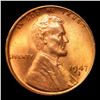Image 2 : 1947-s Lincoln Cent TOP POP! 1c Graded ms67+ rd BY SEGS