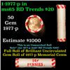 Image 1 : Shotgun Lincoln 1c roll, 1977-p 50 pcs Brandt Wrapper.
