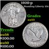 Image 1 : 1920-p Standing Liberty Quarter 25c Grades Select AU