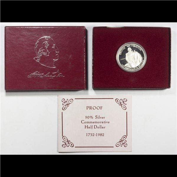 1982-s Washington 50c Commemorative in Original Packaging Modern Commem Half Dollar 50c Grades ng