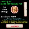Image 1 : Shotgun Lincoln 1c roll, 1981-p 50 pcs Brandt Wrapper.