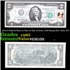 Image 1 : 1976 $2 Federal Reserve Note 1st Day of Issue, with Stamp (New York, NY) Grades Gem CU