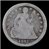Image 2 : 1842-p Seated Liberty Dime 10c Grades vg, very good