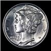Image 2 : 1941-p Mercury Dime 10c Grades GEM++ Unc